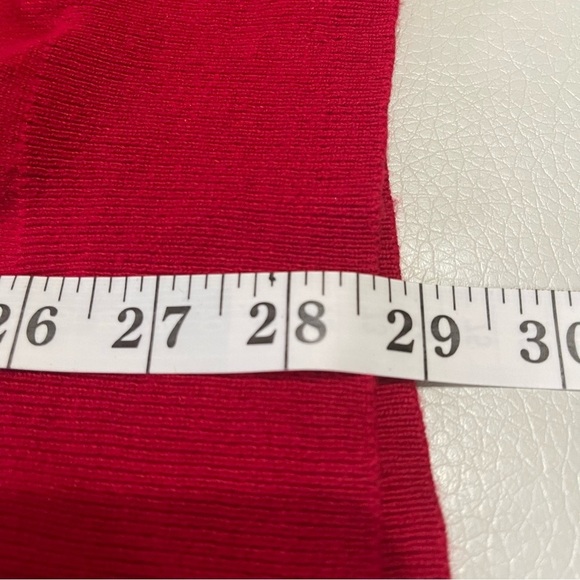 NWT Worthington Cherry Cordial sweater with 3 inch band at hem size XXLT - Picture 7 of 8